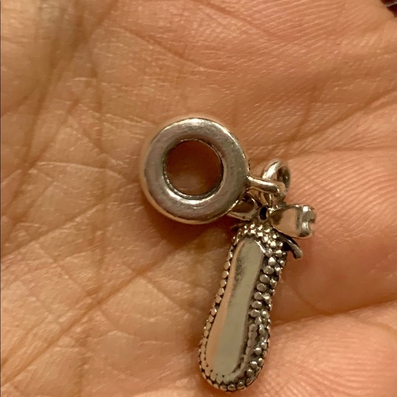 ❤️Pandora ballerina CZ slipper shoe dangle charm - Picture 4 of 12
